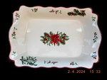 Nwt Better Homes Gardens Heritage Winter Forest Rectangular Baker 13.75" X 9.5". Fixed Price $69.99.