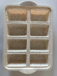 Trudeau Silicone Small Loaf Pan White Confetti/fuchsia 8 Cavity Baking/dessert. Fixed Price $9.99.