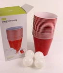 Giant Beer Pong Kit By True 20-110 Oz Cups & 4 Oversized Balls Pre-owned. Fixed Price $28.00.