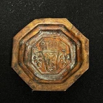 Old Antique Copper Hindu God/goddess Hand Carved Feets Stand Pooja India. Fixed Price $15.00.