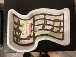 Ck Decorating Supplies Music Notes Phantastic Plastic Cake Pan Ice Mold Jello. Fixed Price $9.98.