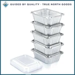 55 Count Disposable Baking Foil Containers With Clear Lids For Take-out. Fixed Price $26.68.