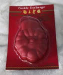 Cookie Exchange Non-stick Silicone Baking Mold Santa Shaped Red 5" Tall. Fixed Price $6.39.