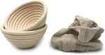 5 Inch Round Banneton Bread Proofing Basket 2 Pcs Natural Rattan Cane Brotform. Fixed Price $27.73.