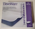 Aroma Doveware Ceramic Casserole #ANG010 - 2.25 Qt Cobalt Blue New. Fixed Price $18.95.