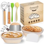 Banneton Bread Proofing Baskets And Sourdough Baking Supplies - Sourdou.... Fixed Price $53.61.