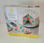 Wilton Checkerboard Cake In Box Set Round, New, 3 Pans And Divider. Fixed Price $20.00.