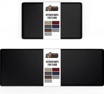 Gorilla Grip Set 2 Soft Anti Fatigue Mats For Kitchen Floor, Black. Fixed Price $63.79.