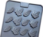 Mini Skater Psc 24-CAVITY Leaf Shape Silicone Mold For Making Soap,.... Fixed Price $11.51.