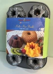 Nordic Ware Heavy Cast Aluminum Multi Mini Bundt Cupcake Pan -6 Cups/cakes. Fixed Price $19.99.