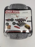 Chef Tony Grease Away 2 Part Burger & Hot Dog Non Stick Pan Carbon Steel. Fixed Price $11.99.