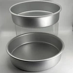Set Of Wilton 2105-2193 Aluminum Round Cake Pan 9" X 2". Fixed Price $7.99.