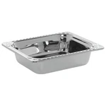 Bon Chef 5609 Stainless Steel Rectangle Half Size Food Pan, Arches Design, 3. Fixed Price $287.00.