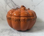 Temptations Covered Pumpkin Baking Dish Dutch Oven Style New Never Used. Fixed Price $59.99.