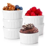 Nuwave Ceramic Ramekins 4OZ Set Of 6, Classic Elegant Style For Baki.... Fixed Price $33.39.