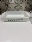 Marcrest Swiss Alpine White Milk Glass Bakeware Rectangular Pan. Fixed Price $18.00.