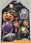 New Wilton Halloween Cookie Cutters Metal Set Of 7 Tombstone Bat Pumpkin Spider. Fixed Price $9.95.