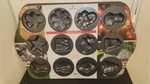 Fabulous Home 12 Shape Christmas Cookie Baking Pan, Non-stick, New. Fixed Price $12.00.