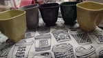 Campo Del Mar California Porcelain Cup Set Usa Vintage 40-50S Pottery Rare. Fixed Price $289.00.