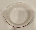 Antique Hall Pottery 513 Stoneware 6 1/2" Baking Quiche Pie Au Gratin Dish Brown. Fixed Price $9.99.