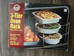 Wilton 3 Tier Oven Rack 15 1/2 X 8 1/4 11 Nos Nib 2005 More Space. Fixed Price $15.00.