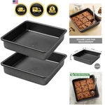 Square Cake Pan, Nonstick Baking For Bread Brownie, 9X9 Inch Bakeware .... Fixed Price $37.14.