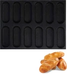 Silicone Hot Dog Bun Mold Mini Baguette Mould Non-stick Baking Form. Fixed Price $25.48.