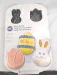 Mini Cake Pan Wilton #2105-0420 Nonstick Tulip Bunny Egg Easter Spring Shapes. Fixed Price $10.59.