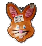 Wilton Easter Bunny Rabbit Cookie Pan Mold Paper Insert 1998 Unused #2105-6205. Fixed Price $18.99.