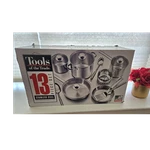 Tools Of The Trade Stainless Steel 13-PIECE Pan Set Dishwasher Safe Electric Gas. Fixed Price $119.99.