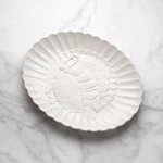 Lenox French Perle Carved Turkey Platter 895041.NEW In Box.. Fixed Price $119.99.