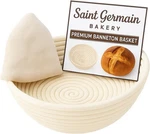 Saint Germain Bakery Premium Round Bread Banneton Basket With Liner - Perfect. Fixed Price $20.33.