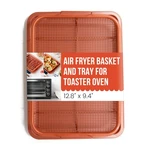 Chef Pomodoro Air Fryer Tray For Oven, Copper Rectangle - Large,. Fixed Price $42.29.