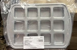 Pampered Chef Brownie Pan 100177 Blue Enamel Nonstick 12 Well New. Fixed Price $22.00.