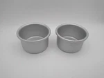 Fat Daddio's Anodized Aluminum Round Cake Pans Piece Set 3" X 2". Fixed Price $14.50.