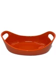 Rachael Ray Orange Stoneware 1.25 Qt Oval Baker Dish W/handles H016S. Fixed Price $14.36.