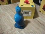 Rare Creuset 3 1/2" Pie Bird Baking Funnel Marseille Blue New Box. Fixed Price $53.57.