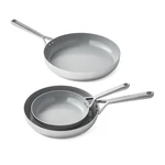 Member's Mark 3-PIECE Modern Tri-ply Fry Pan Set With Ceramic Coating. Fixed Price $88.87.