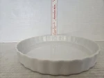 Cordon Bleu Bia 10.25" White Stoneware Tart Quiche Pan Free Shipping. Fixed Price $21.99.
