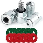 Battery Terminal Cleaner Tool With 12 Anti-corrosion Fiber Washers (6 Red, Gre. Fixed Price $16.99.