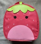 Squishmallows Scarlet The Strawberry Insulated Lunch Bag Tote. Fixed Price $10.00.