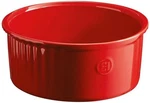 9" X 8.3" Souffle Dish Burgundy. Fixed Price $123.99.
