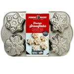 Frozen Nordic Ware Snowflake Cakelet Pan Holiday Collection Heavy Cast Aluminum. Fixed Price $23.29.