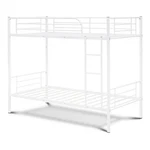 East West Furniture Danbury 40" Metal Twin Bunk Bed Powder Coating White. Fixed Price $239.24.