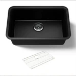 Kohler Kitchen Sink Cairn Neoroc Undermount Single-bowl Matte Black 28000. Fixed Price $394.00.