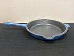 Berghoff Cast Iron Round Fry Pan 10" Blue Inch. Fixed Price $62.97.