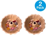 Goodcook Everyday Nonstick Fluted Cake Pan Red 10.5 Cup 9.5" Bundt Style 2 Pack. Fixed Price $32.00.