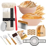 Sourdough Starter Kit, 24PCS Bread Baking Supplies, 9"ROUND & 11"OV.... Fixed Price $36.37.