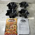 Perfect Tortilla Pan Non Stick Shell Makers Salad Bowl Taco Mold (set Of 4). Fixed Price $9.99.