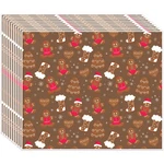 150 Pcs Christmas Wax Paper Sheets Parchment Deli Wraps Gingerbread Man. Fixed Price $22.93.